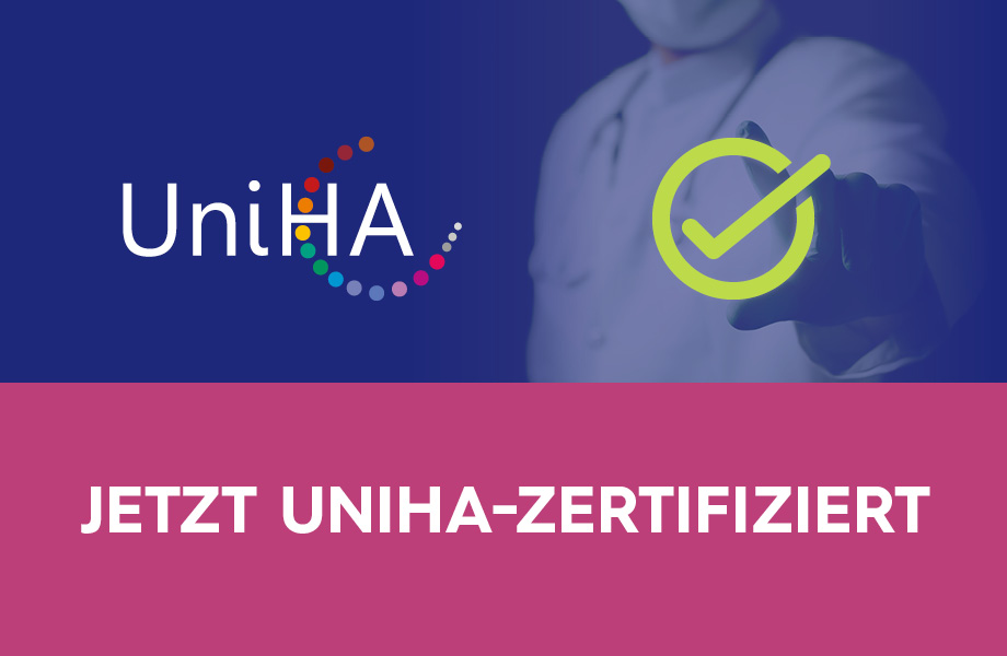 Bild Wir sind offiziell bei UniHA gelistet